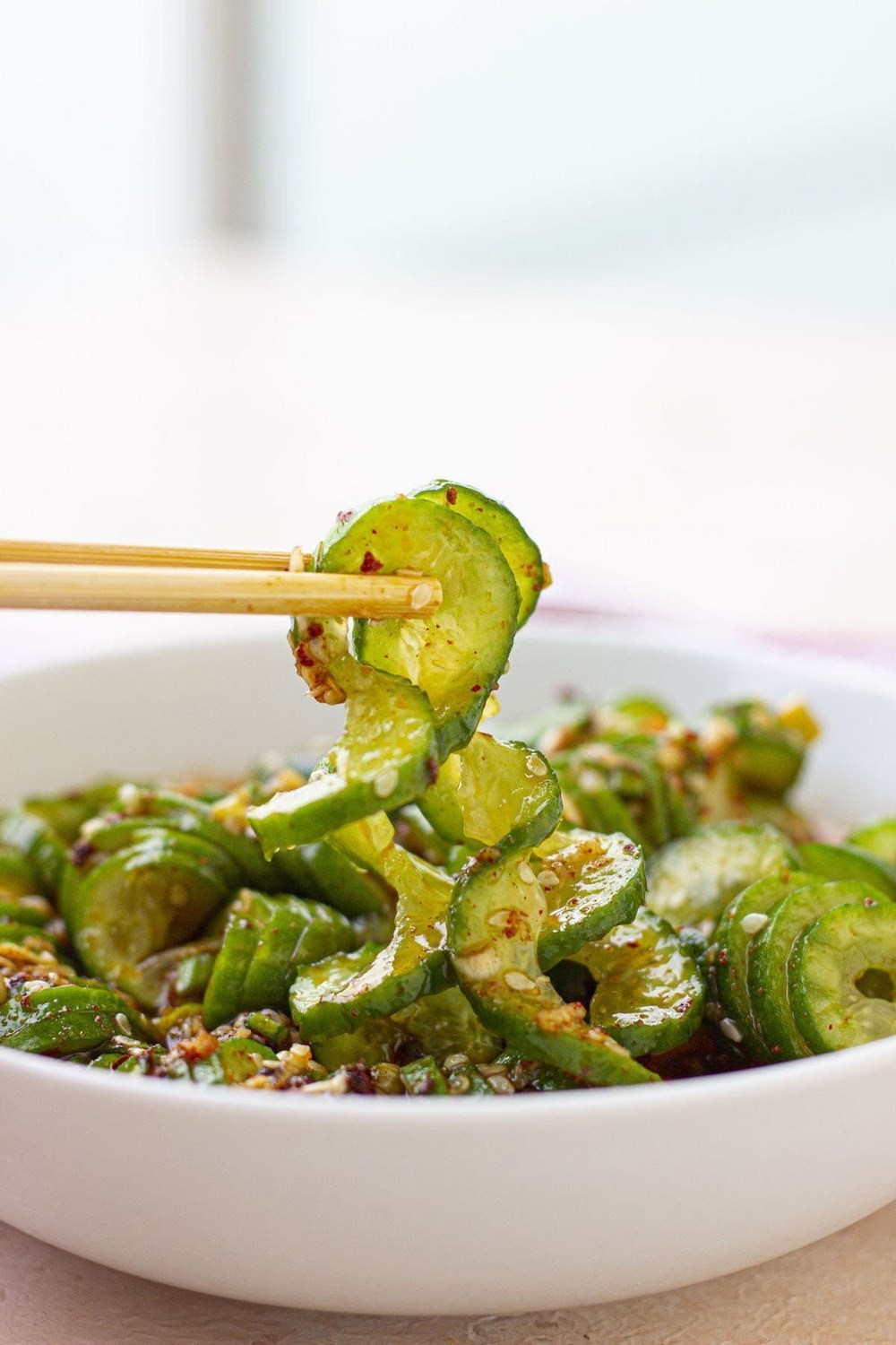 Asian Cucumber Salad Tiktok