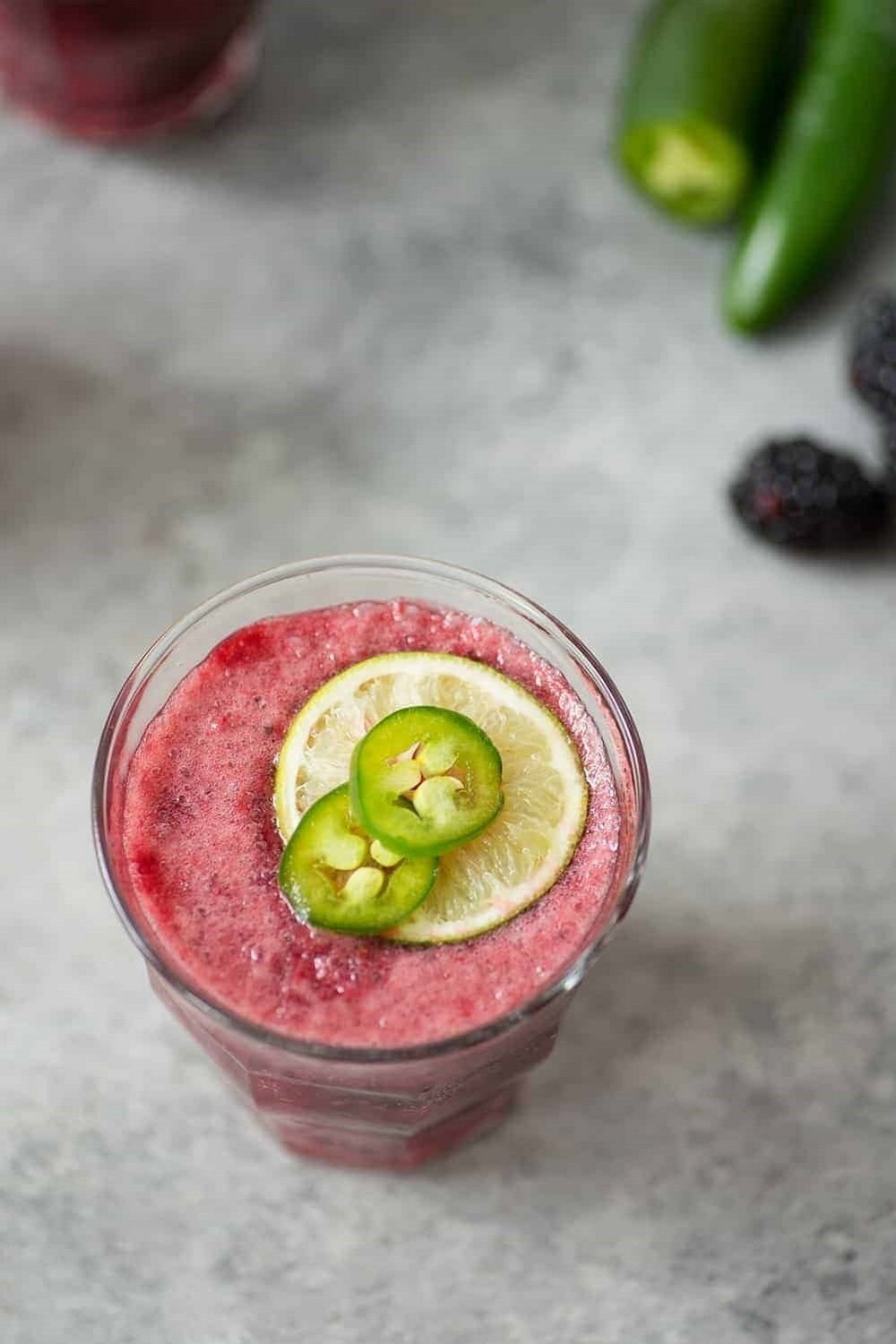 Blackberry Jalapeno Margarita