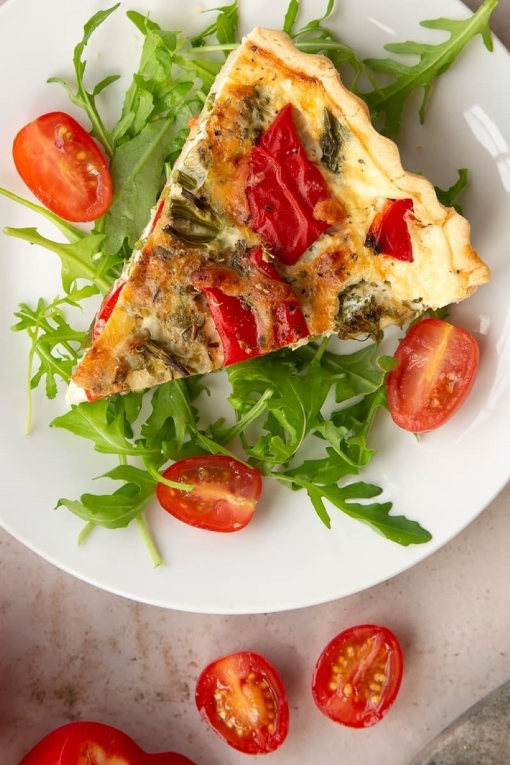 Broccoli Red Pepper Quiche