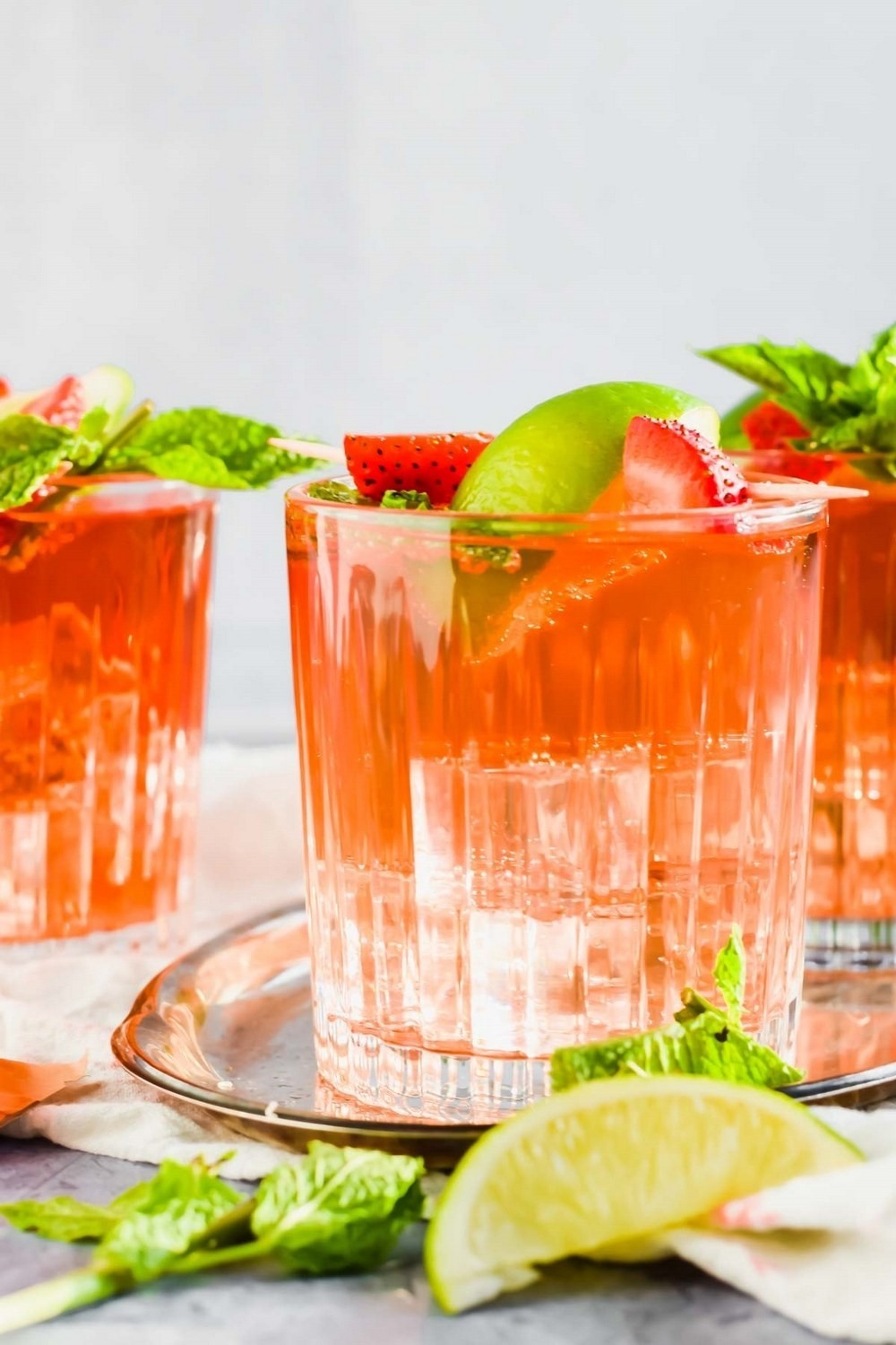 Caribbean Rum Punch Spritzers