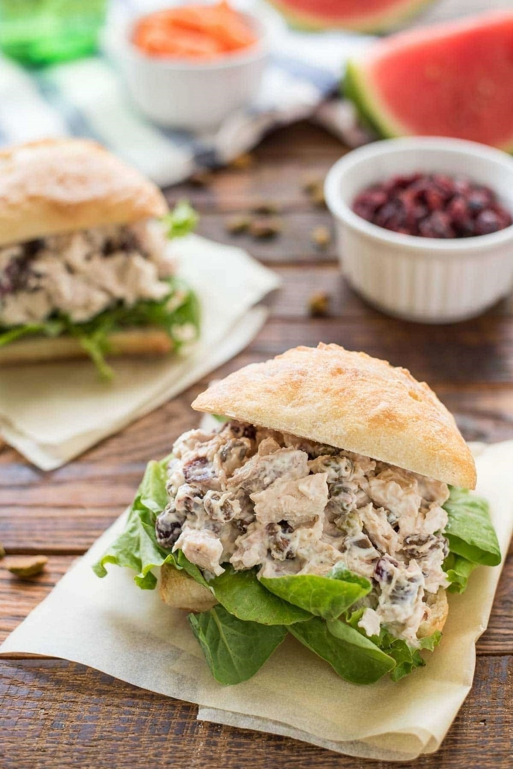 Cranberry And Pistachio Chicken Salad