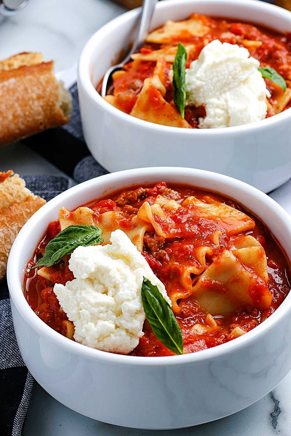 Crockpot Lasagna Soup