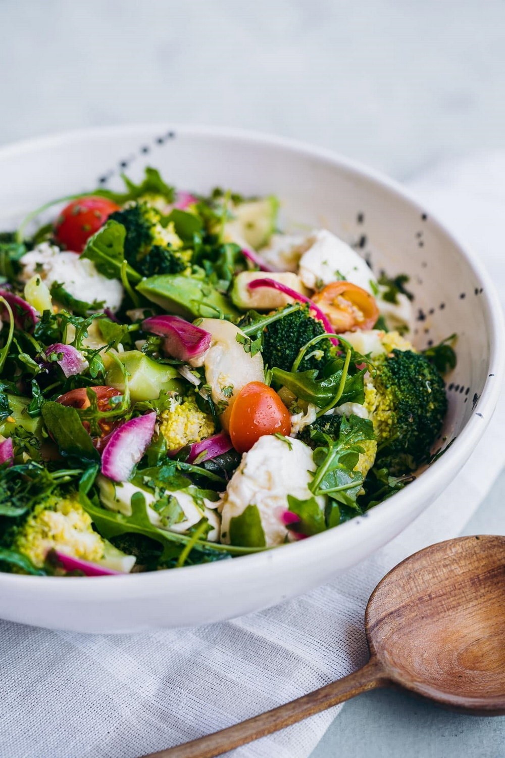 Fresh Broccoli Salad With Pickled Onion