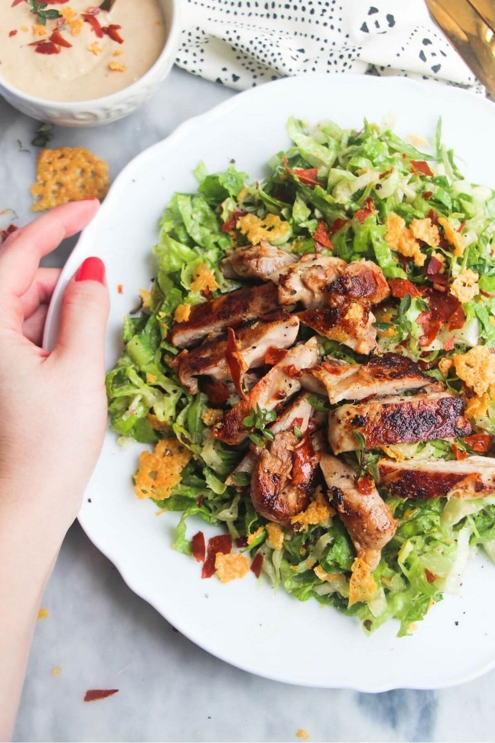 Grilled Chicken Caesar Salad