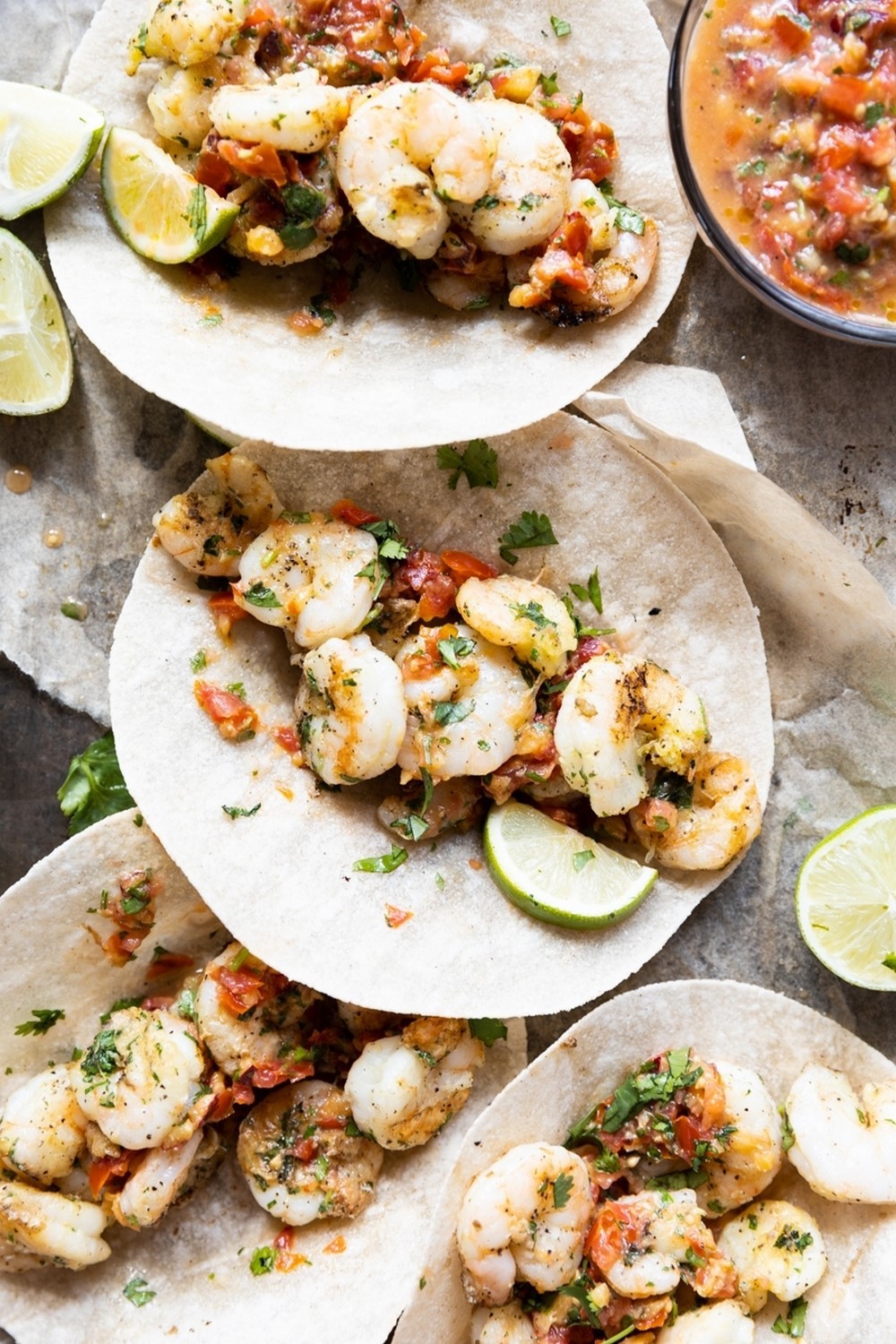 Grilled Shrimp Tacos With Peach Salsa Grilled Shrimp Tacos With Peach Salsa