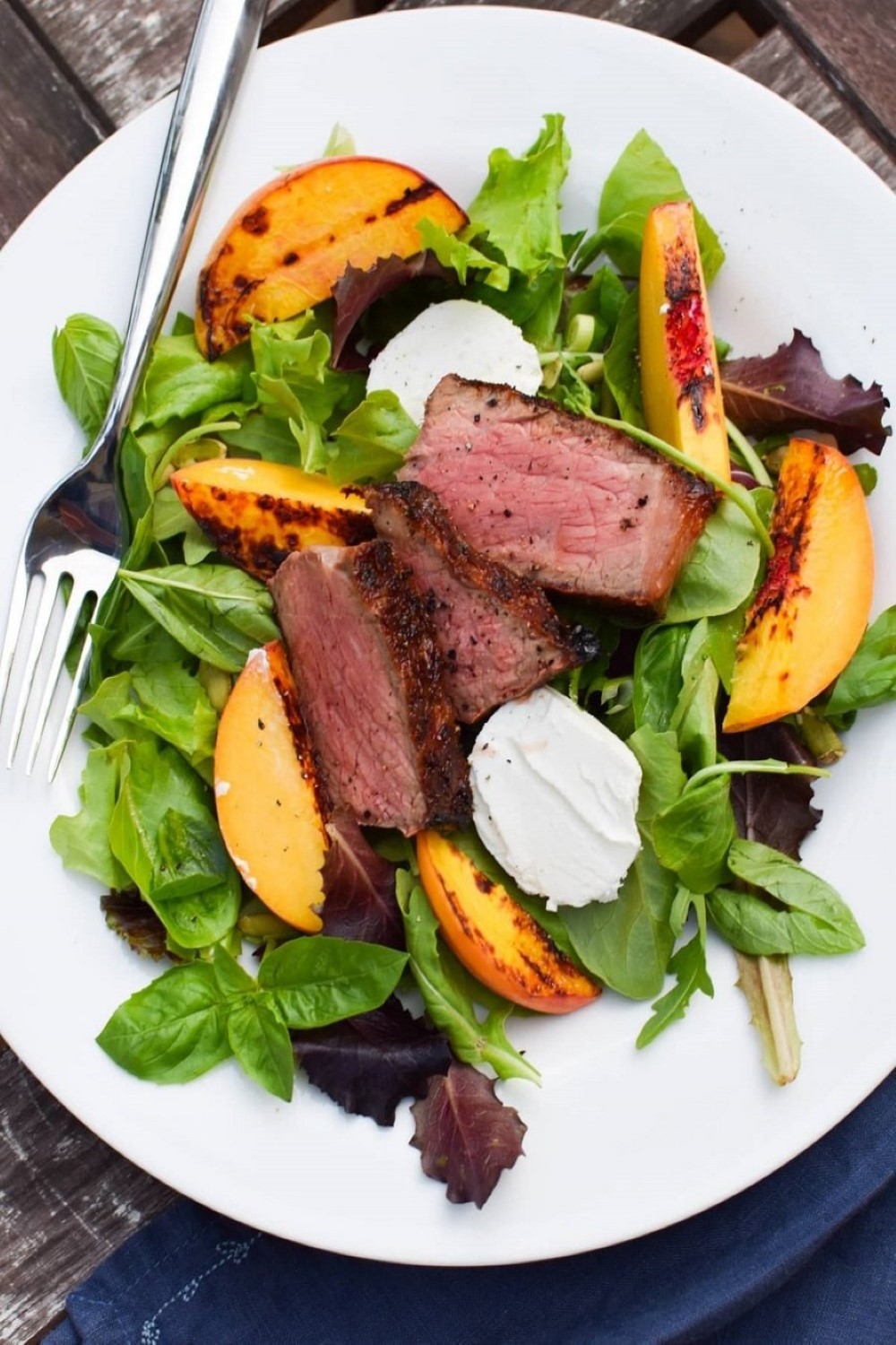 Grilled Steak Salad With Peaches Grilled Steak Salad With Peaches