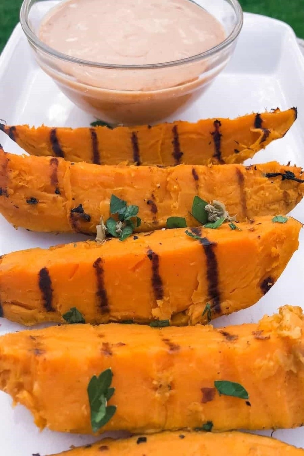 Grilled Sweet Potato Wedges Grilled Sweet Potato Wedges