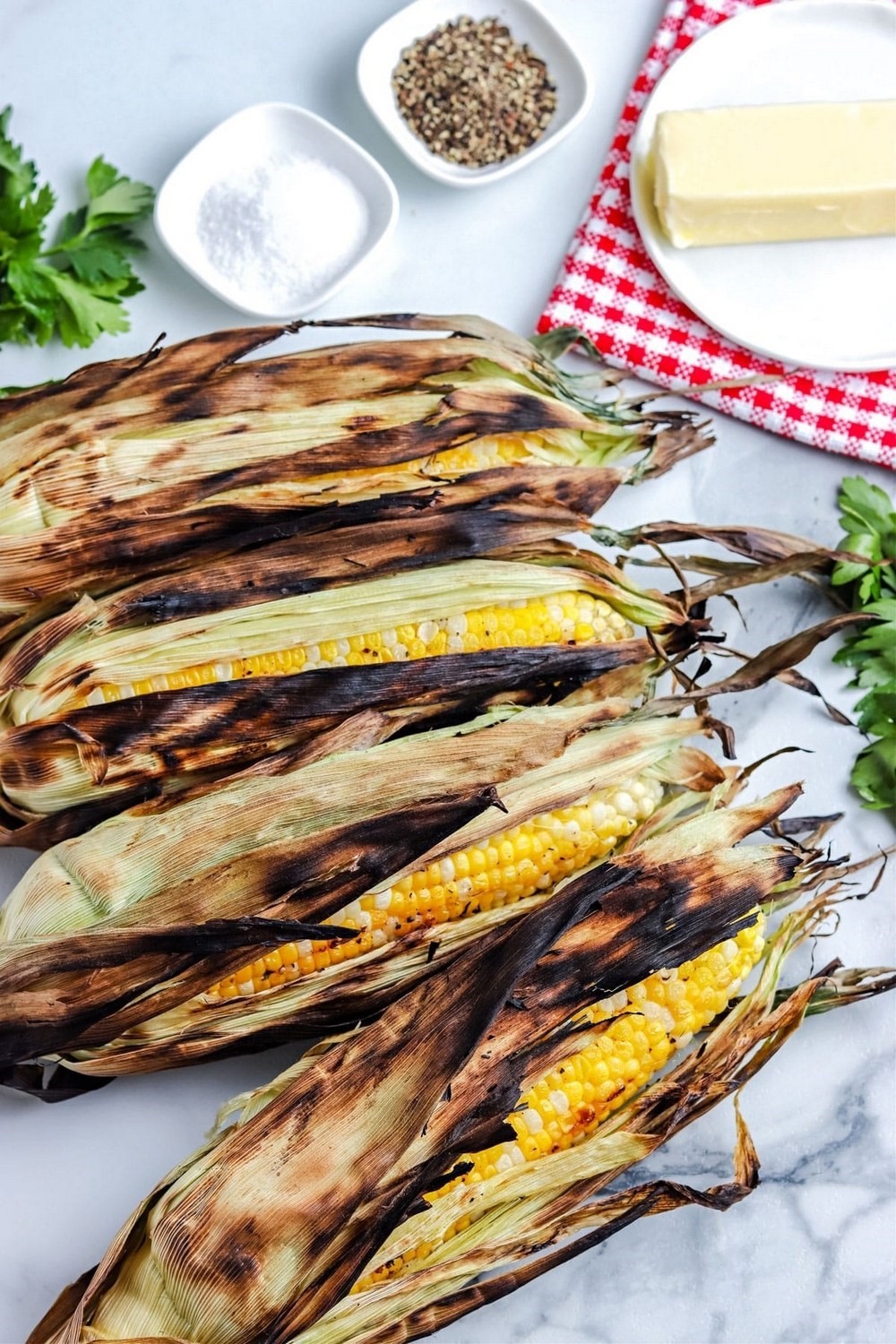 Grilling Corn In Husk Grilling Corn In Husk