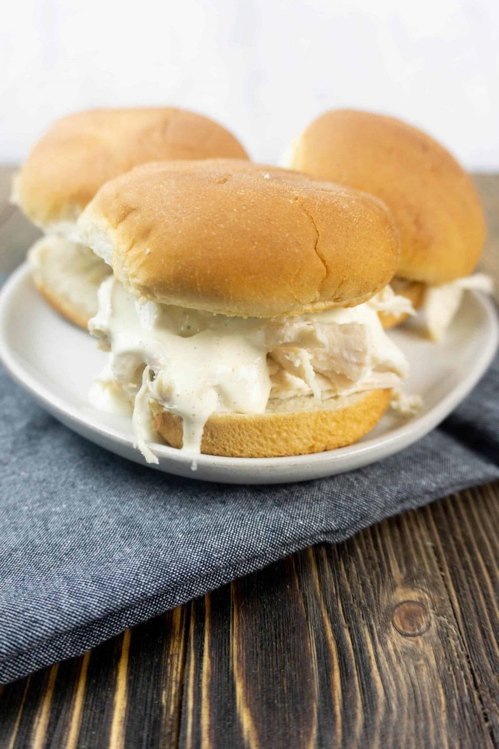 Instant Pot Alabama White Sauce Chicken Sliders