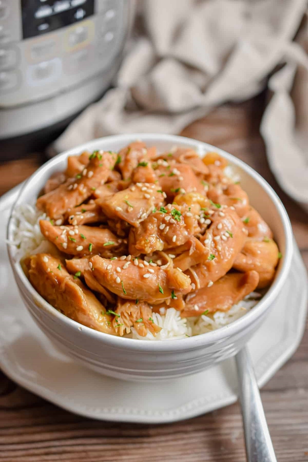 Instant Pot Bourbon Chicken