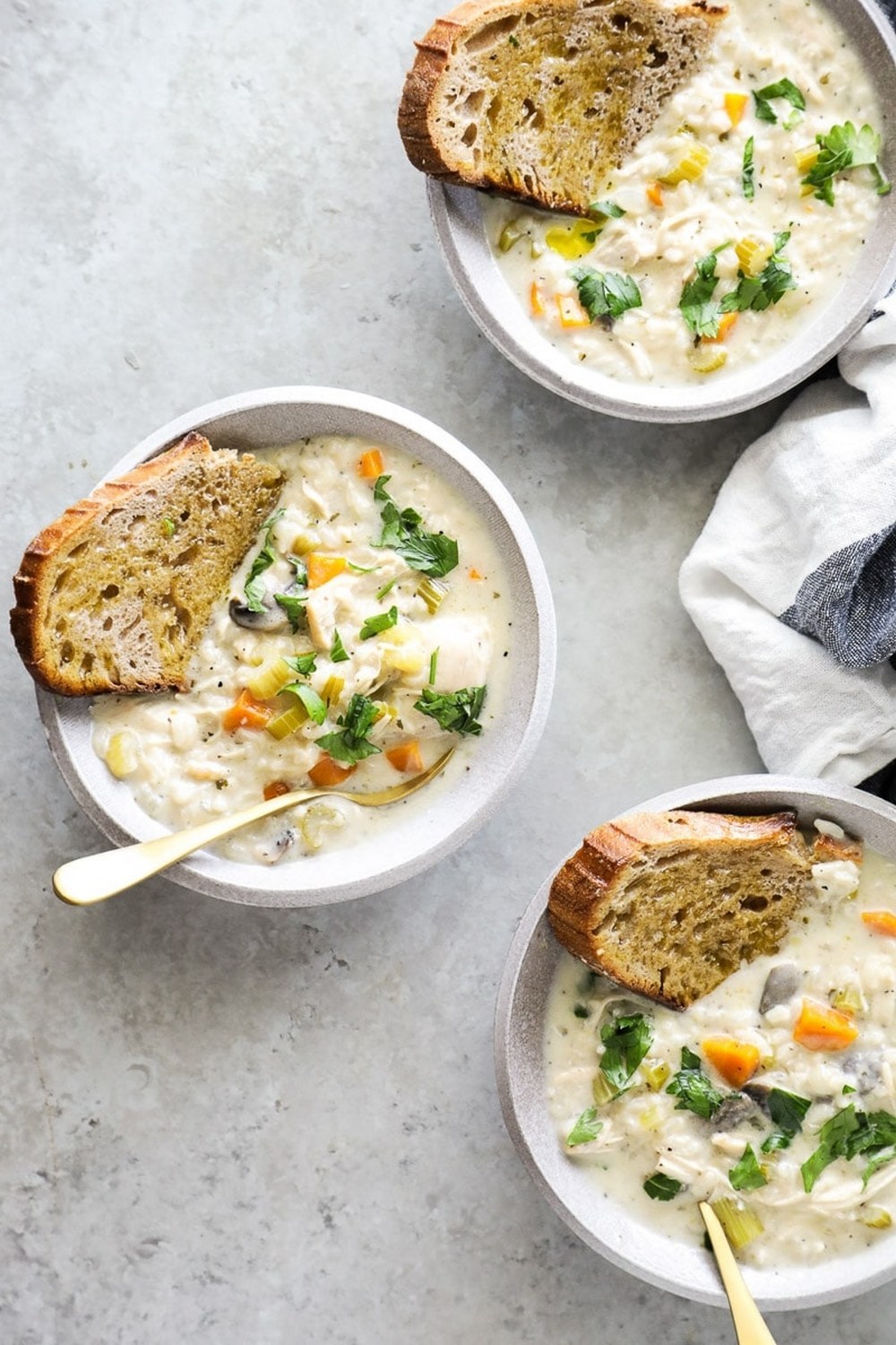 Instant Pot Creamed Chicken And Rice Soup Pressure Cooker Recipe