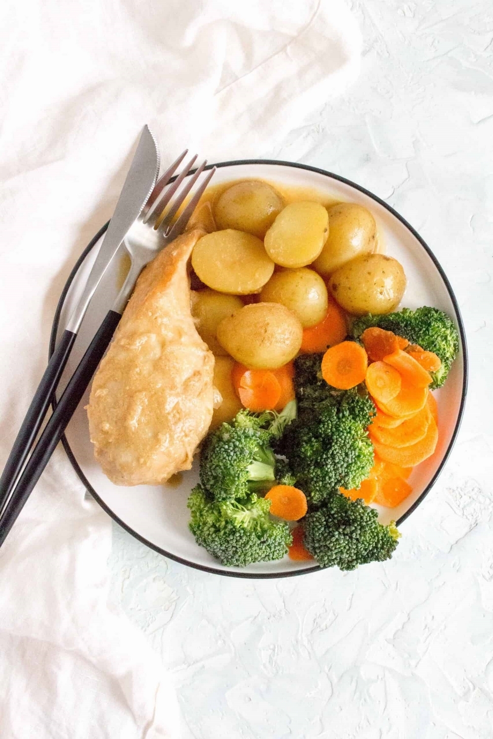 Instant Pot Honey Mustard Chicken Potatoes Vegetables