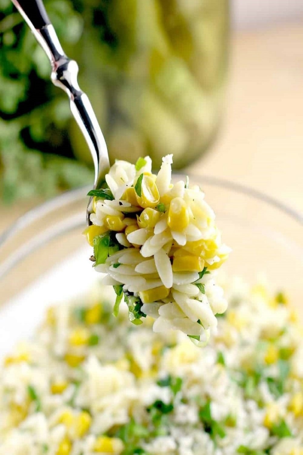 Lemony Orzo And Roasted Corn Salad