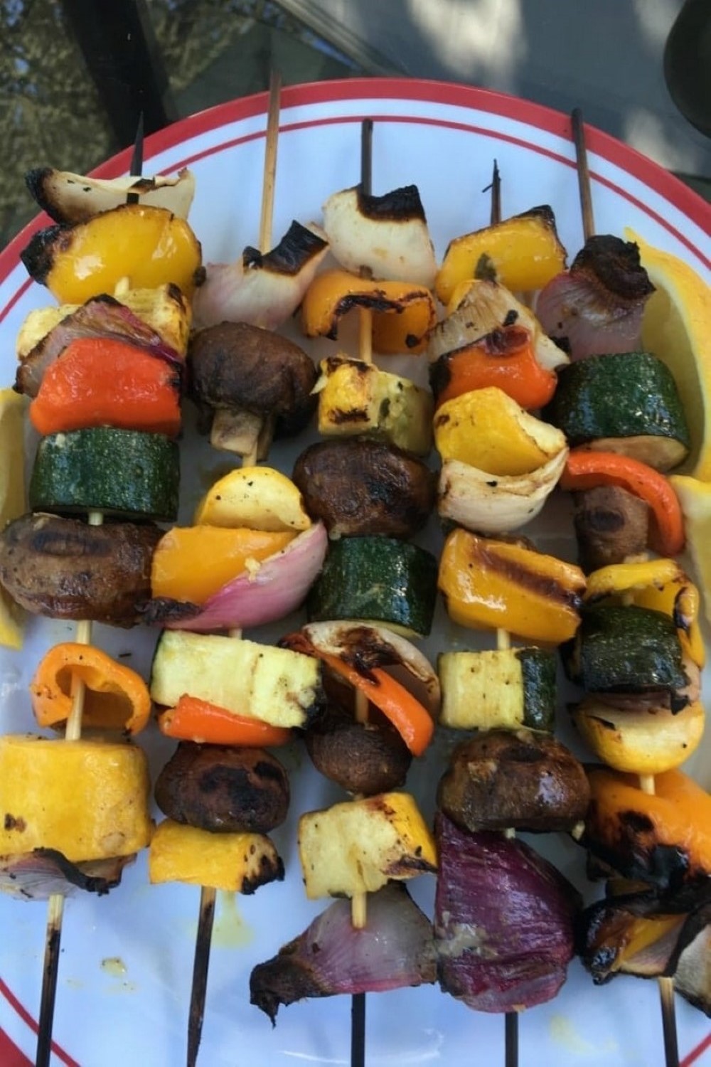 Mediterranean Grilled Veggie Kabobs Mediterranean Grilled Veggie Kabobs
