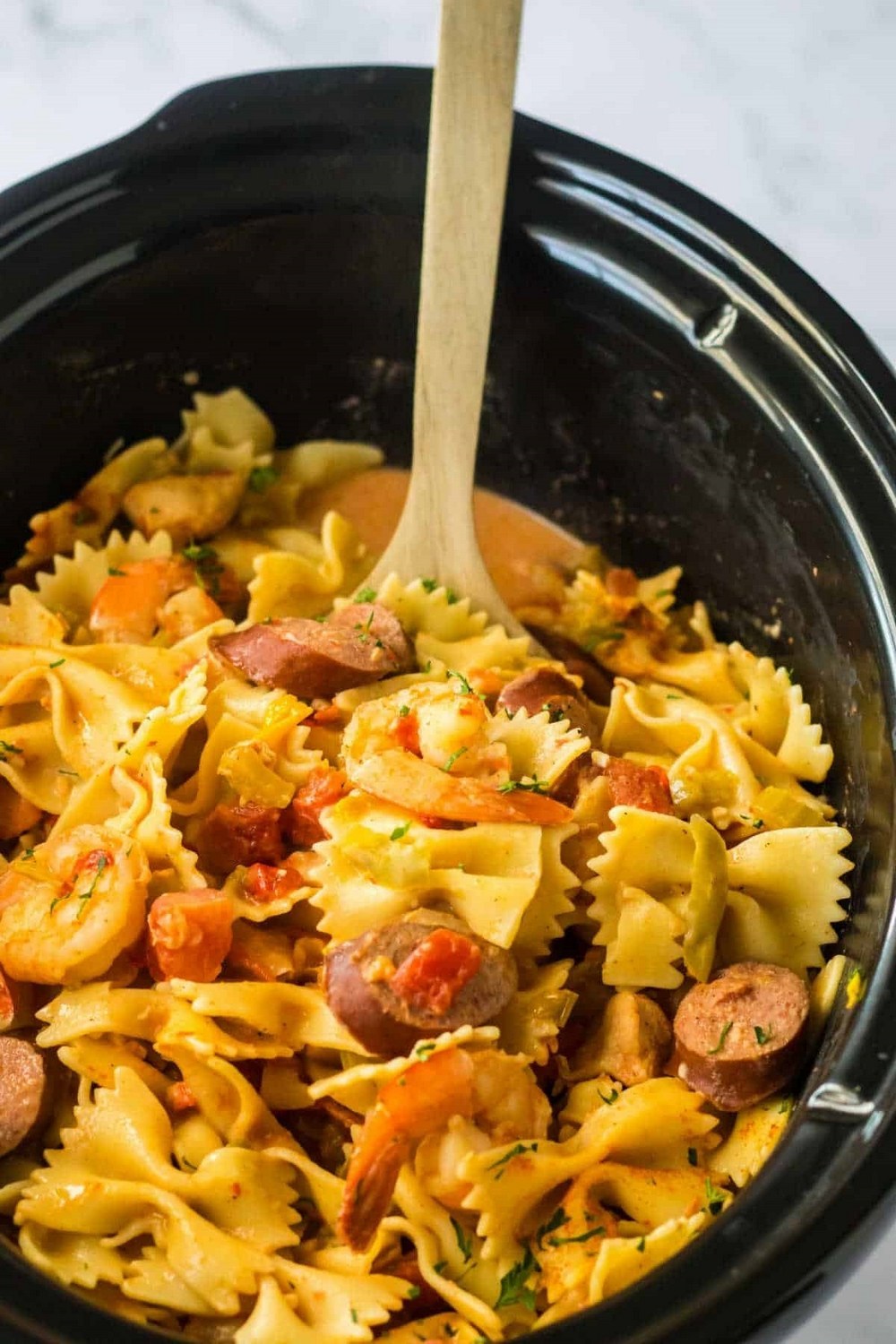 Slow Cooker Jambalaya Pasta