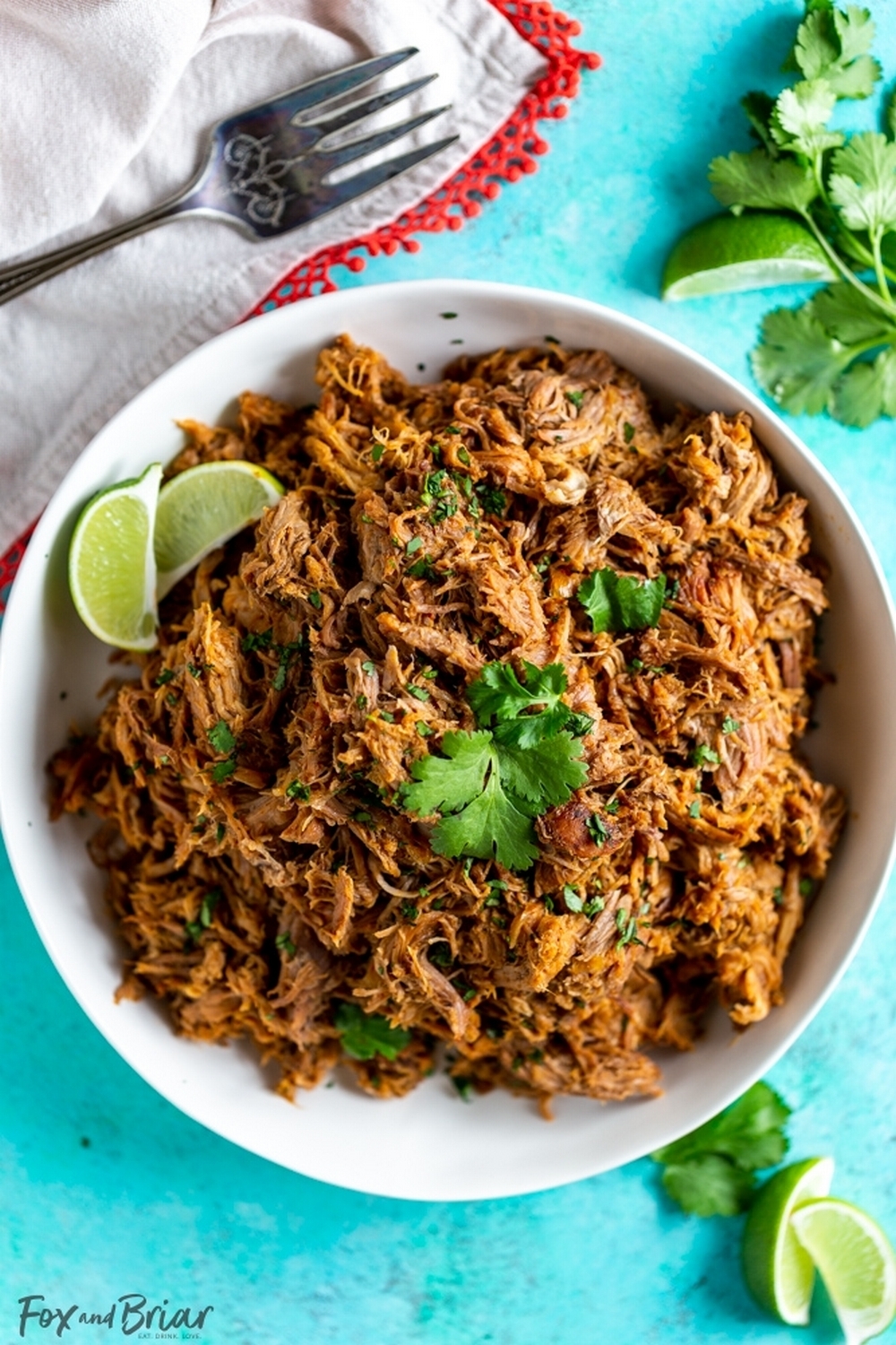 Slow Cooker Pork Carnitas Mexican Pulled Pork