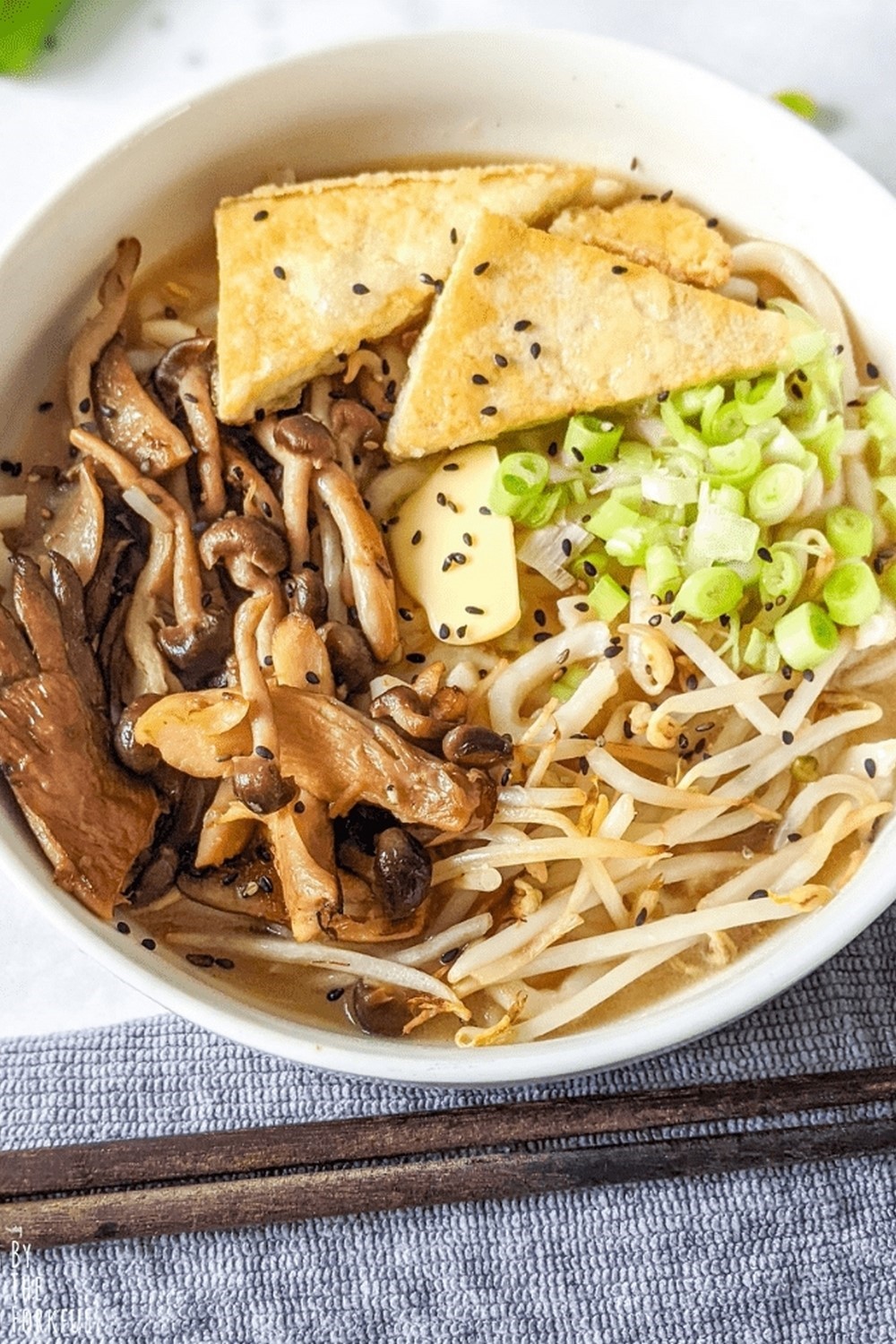 Vegan Mushroom Udon Noodle Bowl Vegan Mushroom Udon Noodle Bowl