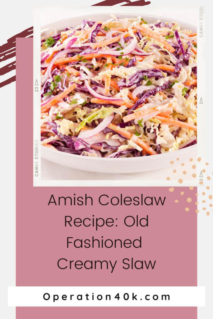 Amish Coleslaw Cover Image