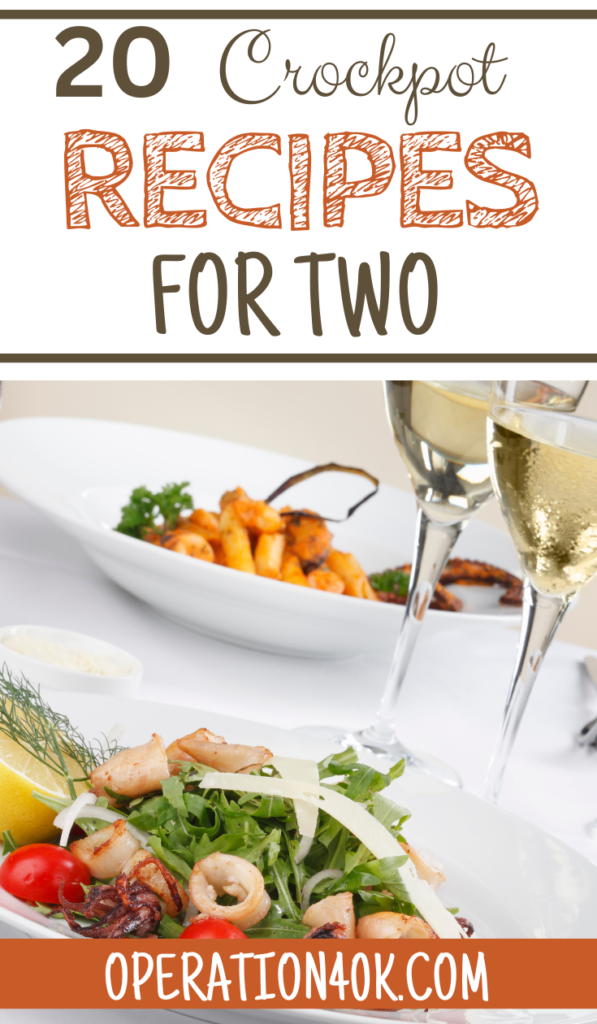 20 Crockpot Recipes for Two Cover Image